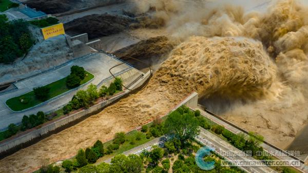 2025年小浪底水库实施调水调沙 本报通讯员 张迪 摄