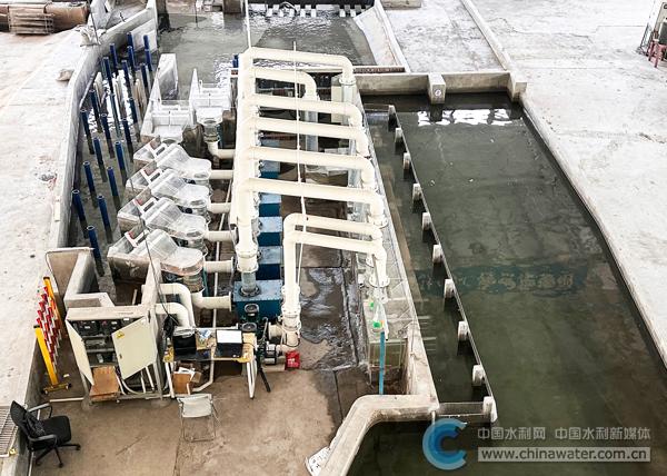 泵站整体物理模型 本报通讯员 许家炜 摄